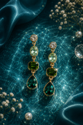 Emerald Tides Drop Earrings