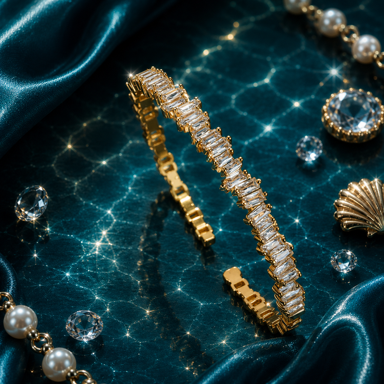 Aurora Crystal Tennis Bracelet