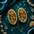 Golden Blossom Filigree Earrings