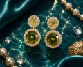 Emerald Radiance Drop Earrings